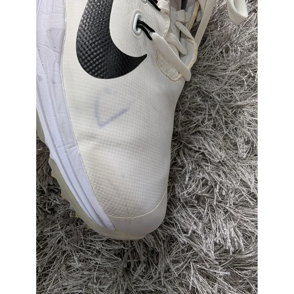 Nike Lunar Control Vapor 2 Golf Shoes White Black 909037-100 Mens 11.5